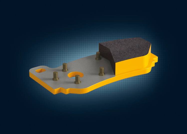 PAGID Racing Steel Backing Plate Design